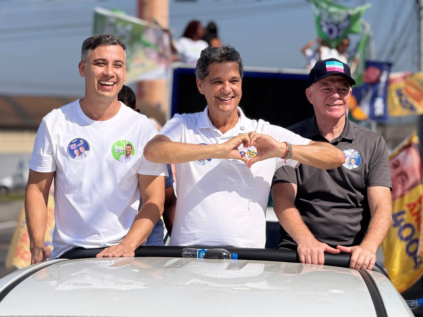 Serra, no ES, recebe carreata de Ricardo Ferraço com forte carinho da população