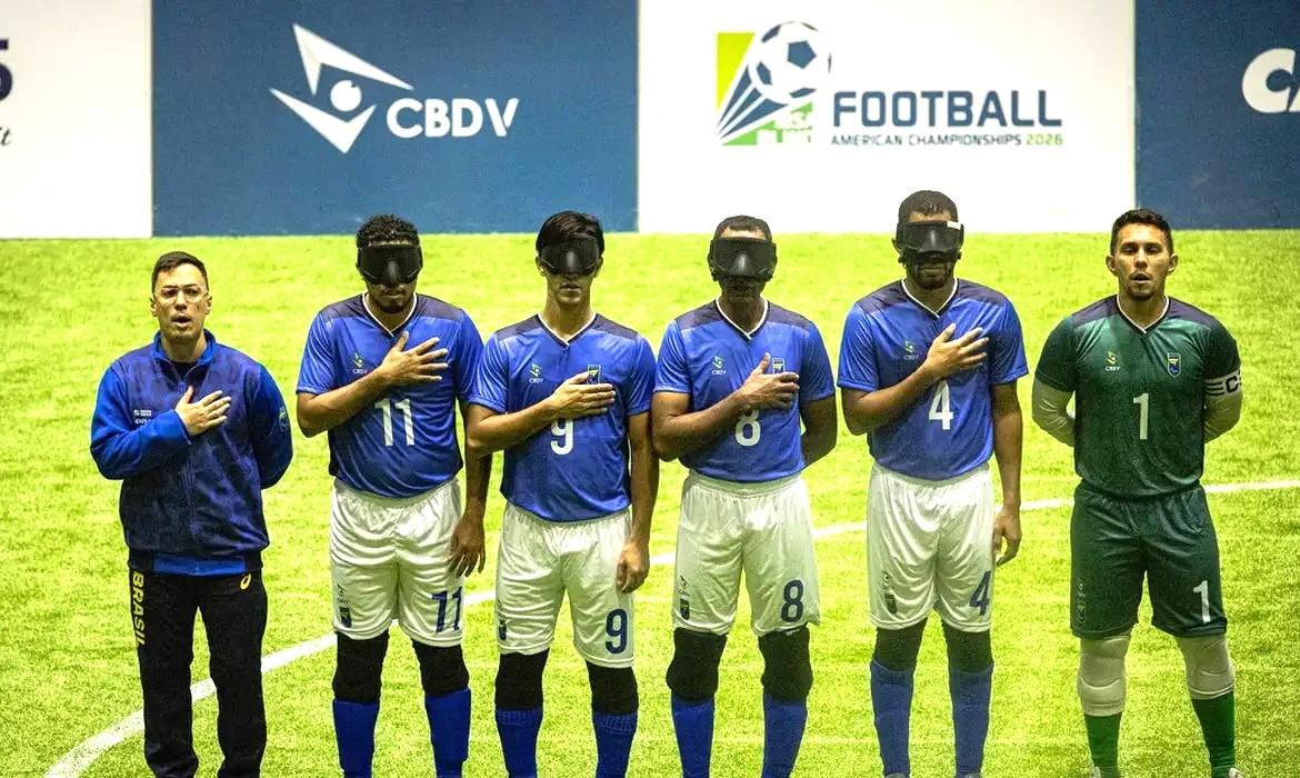 Brasil encara Costa Rica na semi da Copa América de futebol de cegos