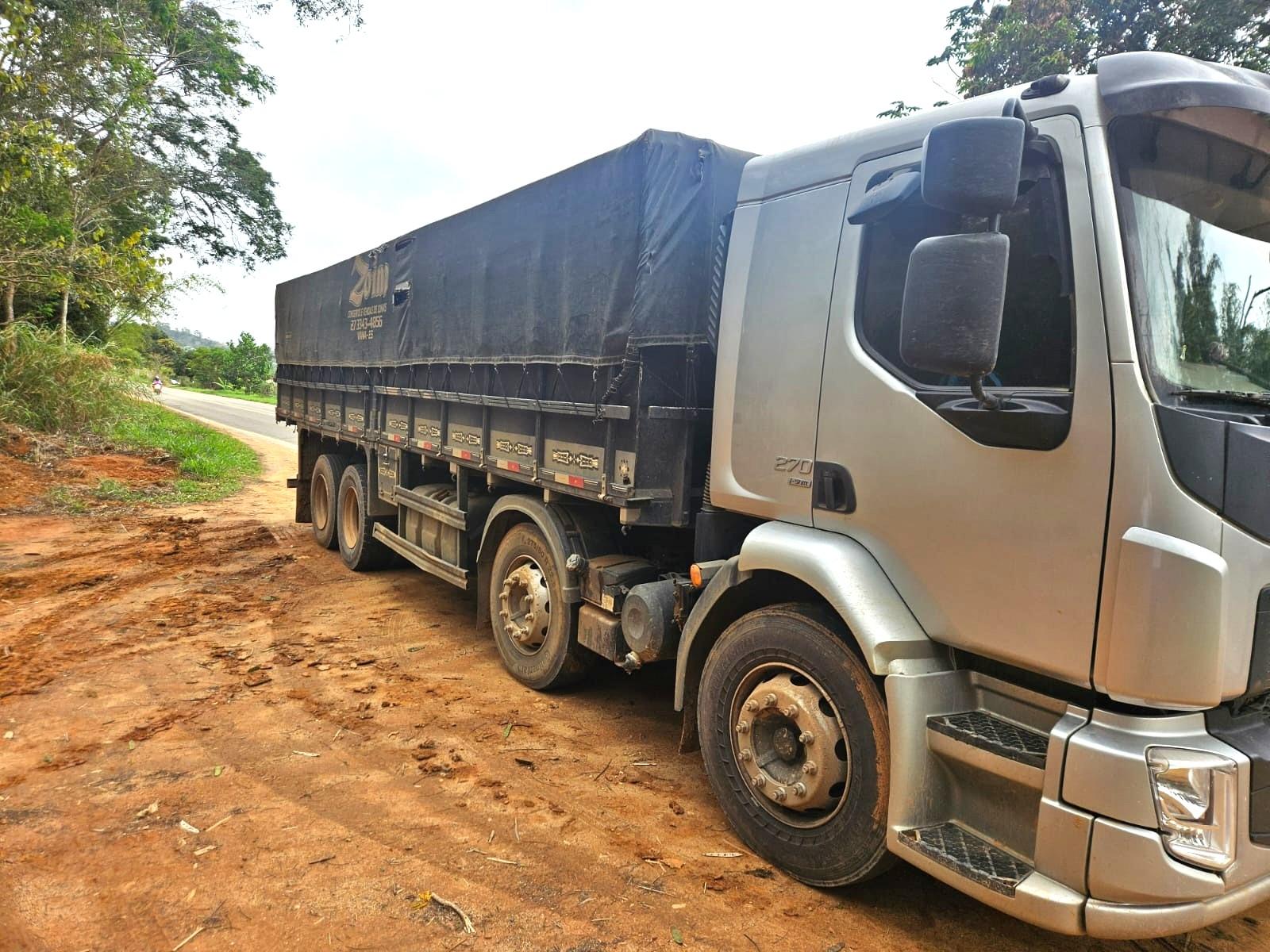 Fiscalização resulta em autuação de R$ 105,9 mil por falta de documento fiscal em transporte de carga de café em Rio Bananal, no ES