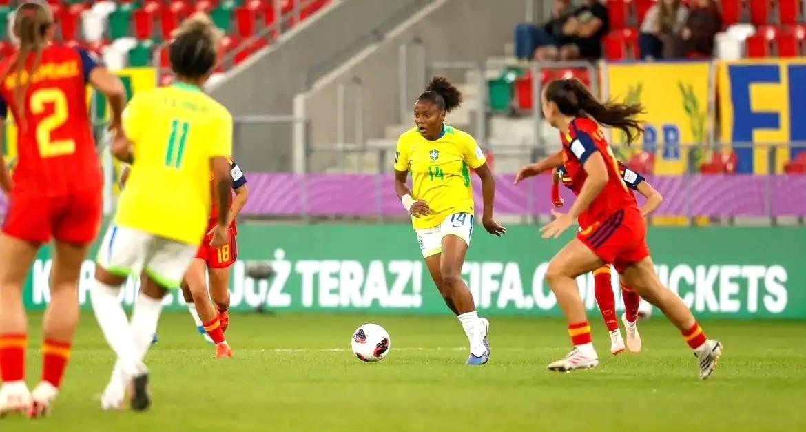 Brasil é eliminado pela Espanha nas quartas da Copa Feminina sub-20
