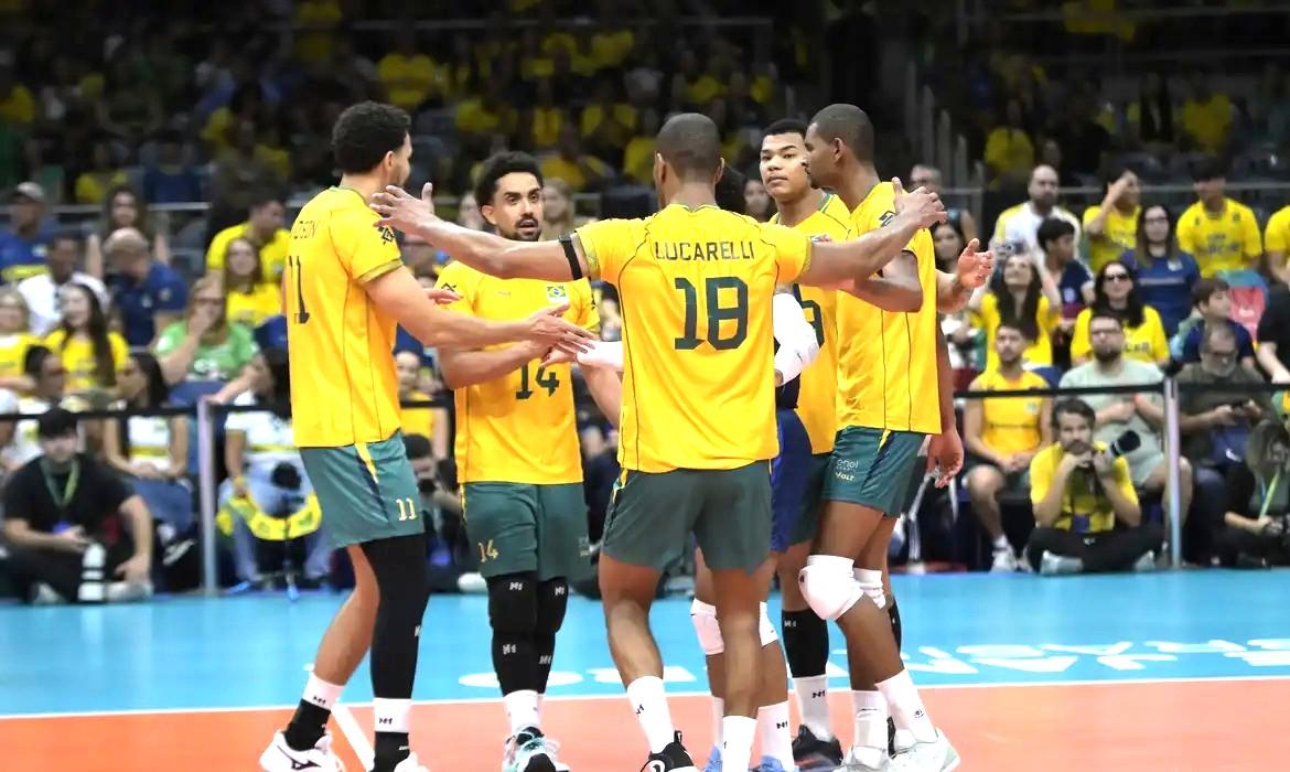 Brasil vence Venezuela e está no mundial de vôlei masculino