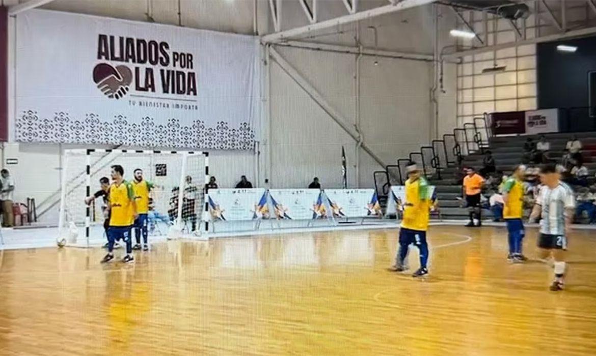 Brasil goleou a Argentina e é tetracampeão mundial de futsal down