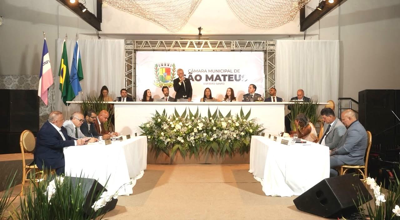 Câmara homenageia personalidades que ajudam a construir a história dos 482 anos de São Mateus, no ES