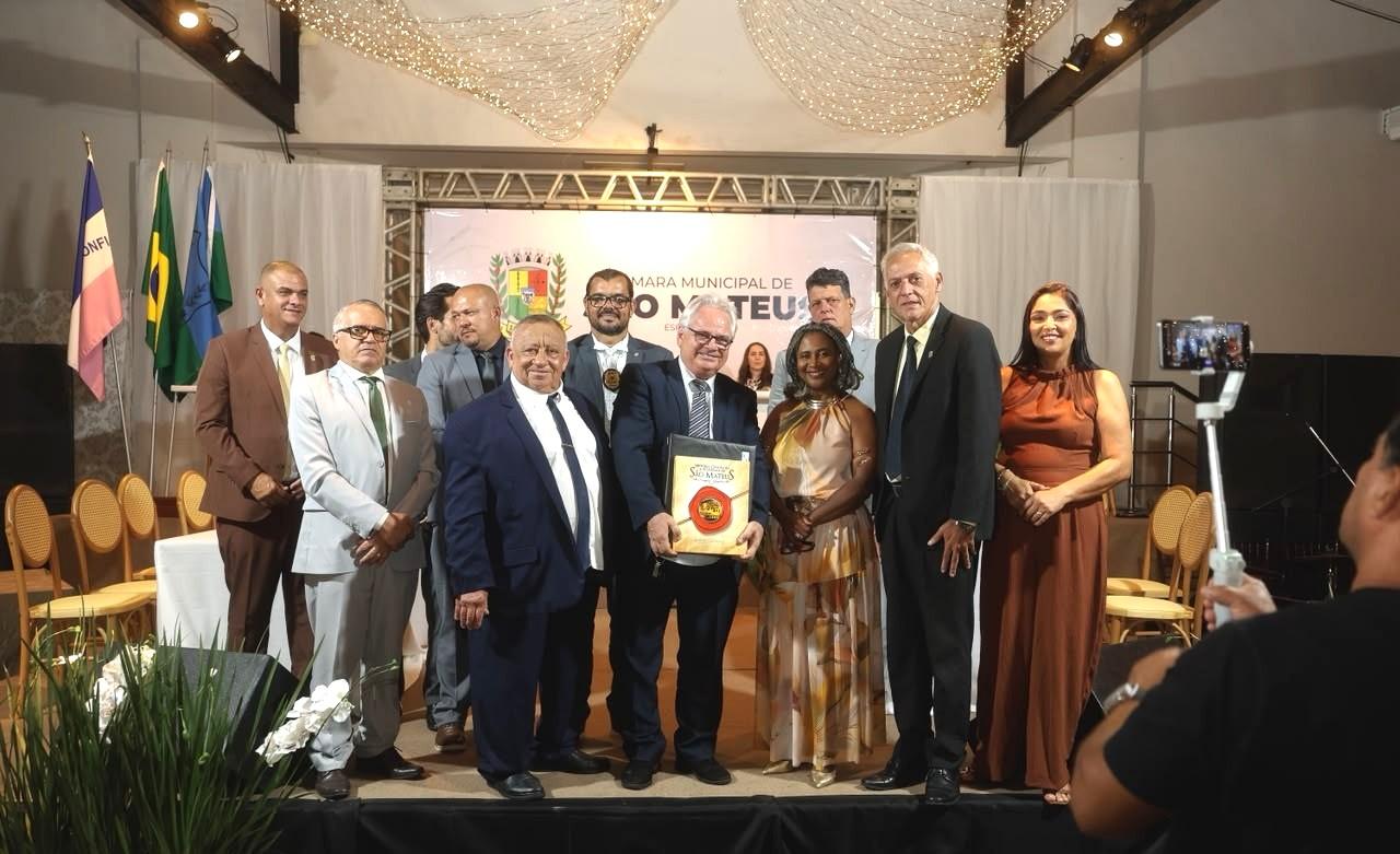 Câmara homenageia personalidades que ajudam a construir a história dos 482 anos de São Mateus, no ES