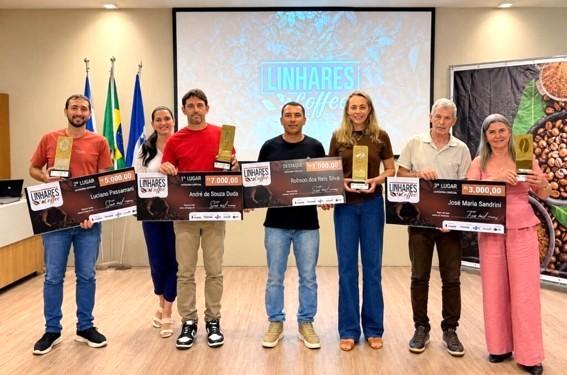 Produtor da região de Santa Cruz de Terra Alta, em Linhares, no EA,  é o grande vencedor do Linhares Coffee