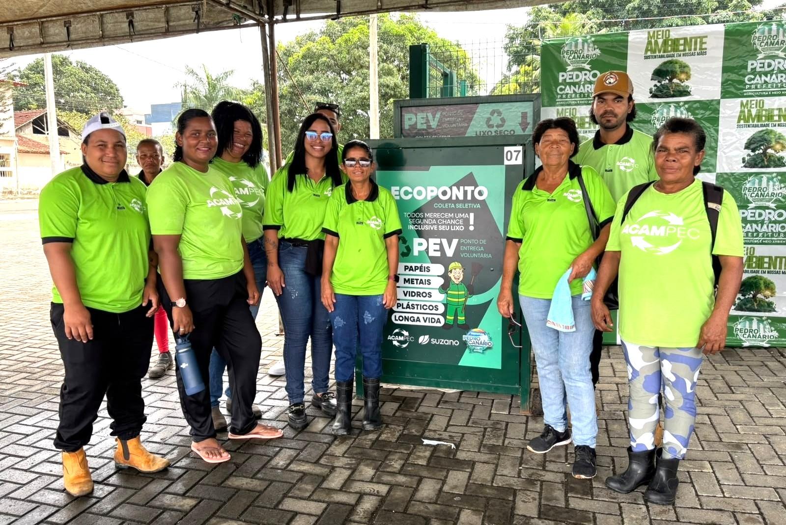 Com apoio da Suzano, Pedro Canário, no ES, amplia coleta seletiva e fortalece reciclagem com 13 pontos de entrega