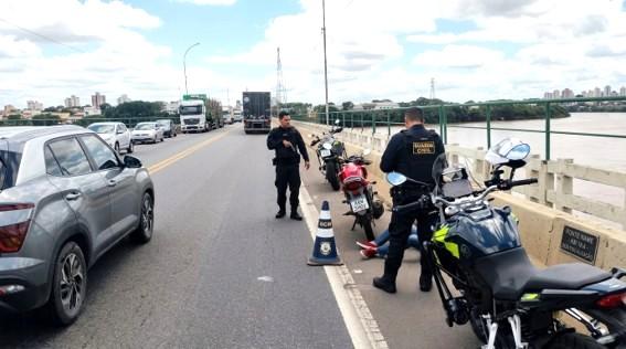 Suspeito de tentativa de homicídio na Serra é preso pela GCM na Ponte Joaquim Calmon, em Linhares, no ES