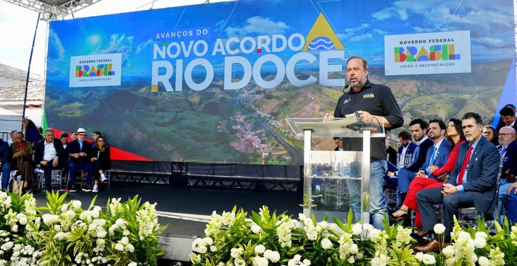 Governo Federal formaliza contratos de 1.464 projetos de reparação no Rio Doce