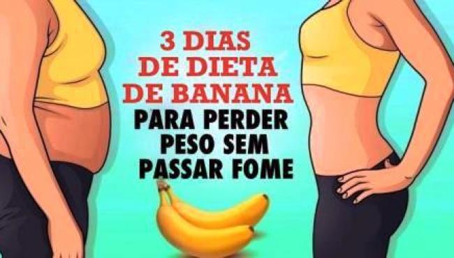 3 dias de dieta de banana para você perder peso sem morrer de fome