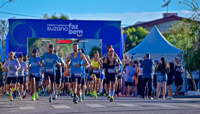 500 atletas participaram da 4ª Corrida e Caminhada Suzano Faz Bem, em Aracruz, no ES,
