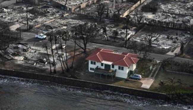 A história da casa no Havaí que sobreviveu a incêndio e viralizou