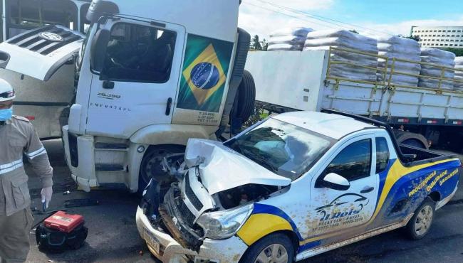 Acidente na BR 101 Norte, em São Mateus, deixa três feridos: Veja fotos