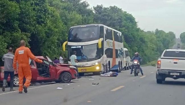Acidente no km 47 da BR 101 deixa três pessoas mortas e outras duas feridas, no Norte do ES