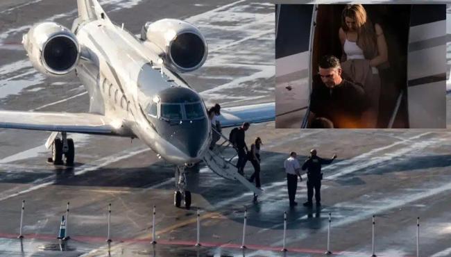 Aeronave com Flávio Bolsonaro e família pousa nos Estados Unidos