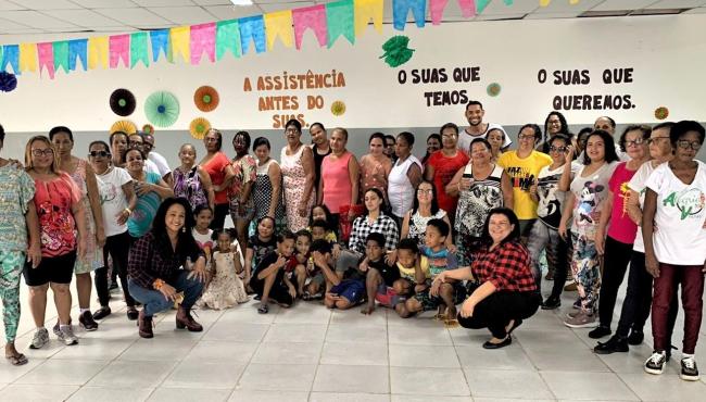 Agosto movimentado nos encontros do SCFV no Cras de Braço do Rio, em Conceição da Barra, ES