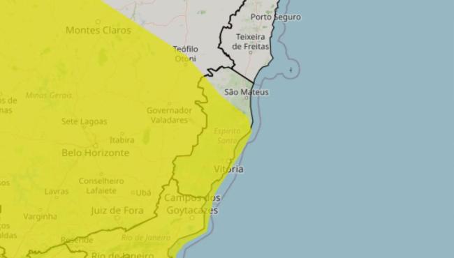 Alerta de tempestade: 70 cidades do ES têm previsão de chuva forte, ventos e granizo