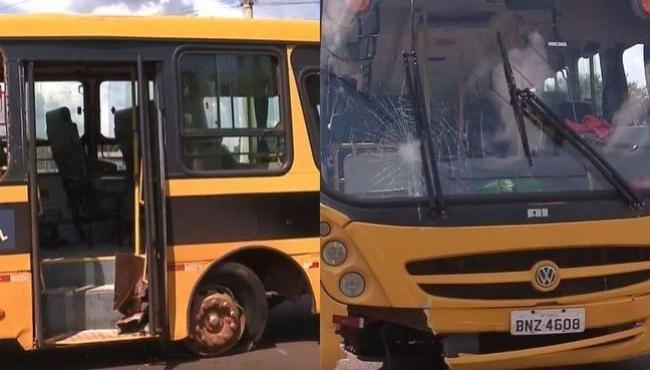 Aluno assume direção de ônibus escolar com 35 adolescentes após motorista ter mal súbito e morrer