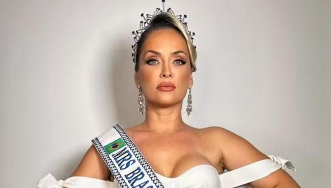 Aos 40 anos e com 4 filhos, miss de SC conquista 1º concurso internacional de beleza