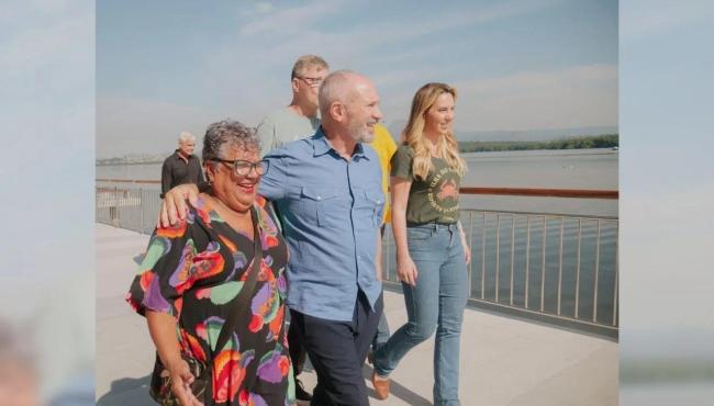 Após filiação, Hartung volta às ruas, visita obras e elogia Prefeitura de Vitória no ES