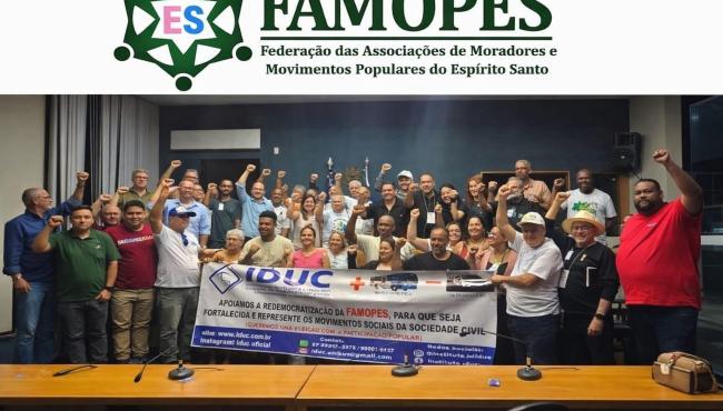 Assembleia Geral ratifica vacância e democratiza a FAMOPES