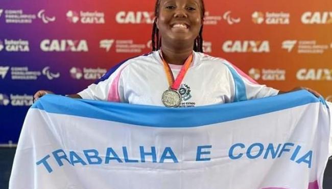 Atleta do Espírito Santo é vice-campeã de halterofilismo no Meeting Paralímpico