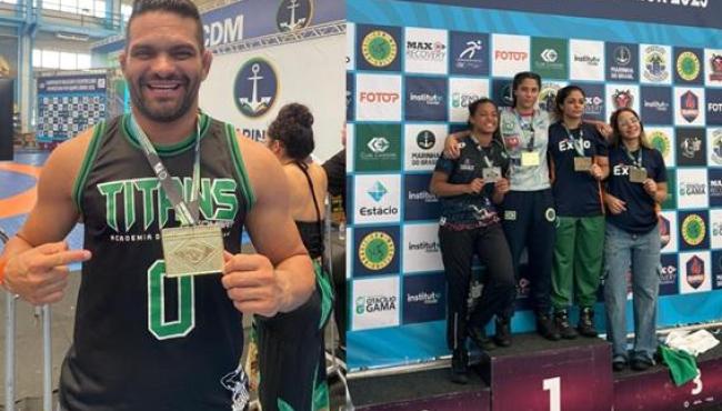 Atletas do Espírito Santo encerram temporada com títulos brasileiros de Wrestling