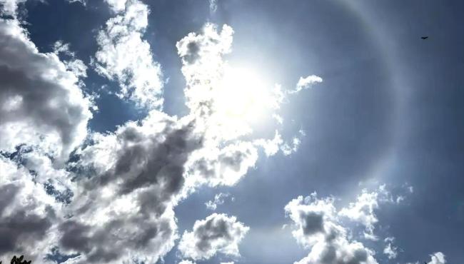 Beleza nos céus, halo solar não é sinal de chuva, diz especialista