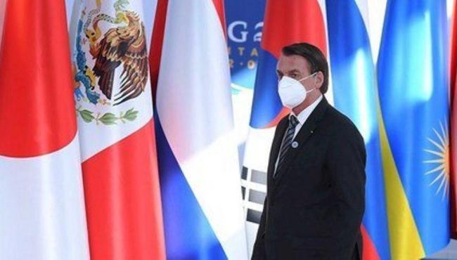 Bolsonaro exalta vacinas, atração de recursos e livre comércio no G20