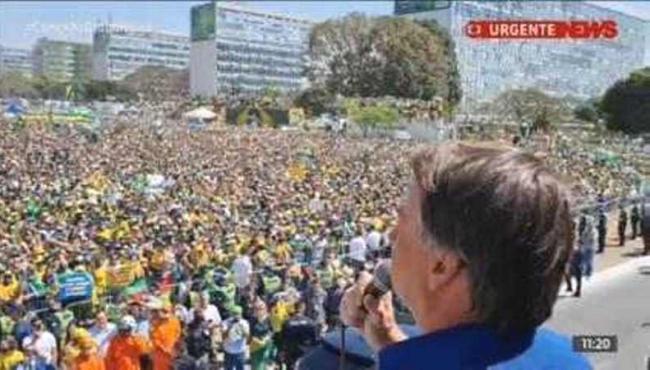 Bolsonaro faz ameaça golpista ao Supremo em discurso para apoiadores em Brasília