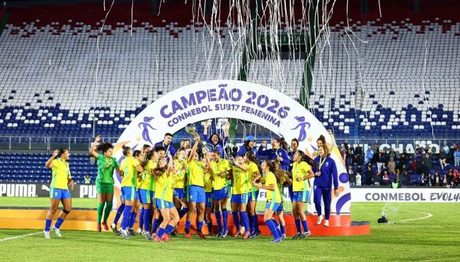 Brasil derrota Argentina e é campeão Sul-Americano Sub-17 feminino