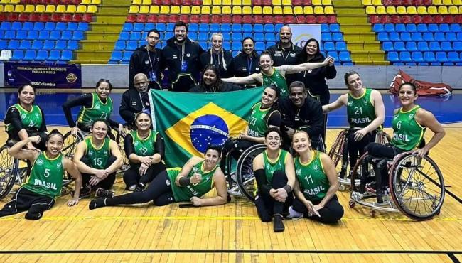 Brasil é vice-campeão na Copa América de basquete em cadeira de rodas