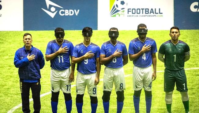 Brasil encara Costa Rica na semi da Copa América de futebol de cegos