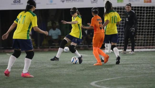 Brasil estreia com vitória na Copa do Mundo de futebol de cegas