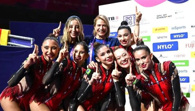 Brasil faz história e leva dois ouros no Mundial de ginástica rítmica