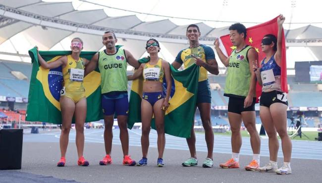 Brasil faz história e termina Mundial de Atletismo Paralímpico em 1º