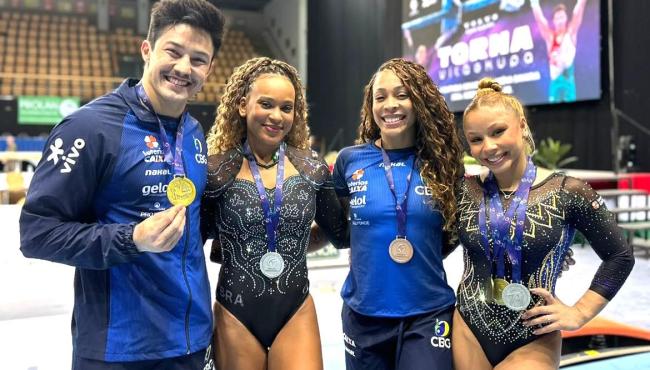 Brasil fecha Copa do Mundo de ginástica com mais cinco pódios