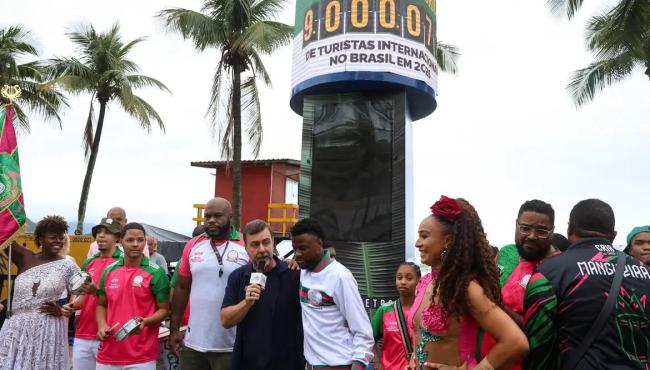 Brasil tem recorde de 9 milhões de turistas internacionais em 2025