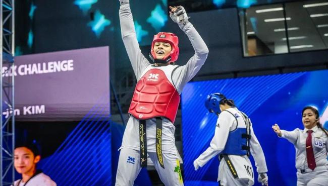 Brasileira supera campeã olímpica e vence Grand Prix de taekwondo