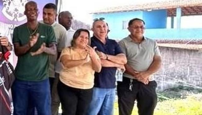 Camila destaca parceria entre Governo do Estado e Município após anúncio de reforma dos Campos Bom de Bola em Conceição da Barra, ES