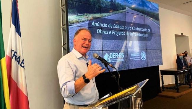 Casagrande anuncia editais para obras e projetos de infraestrutura em mais de 15 cidades do ES