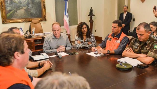 Casagrande anuncia medidas para reestruturação dos municípios afetados pelas chuvas no sul do Estado