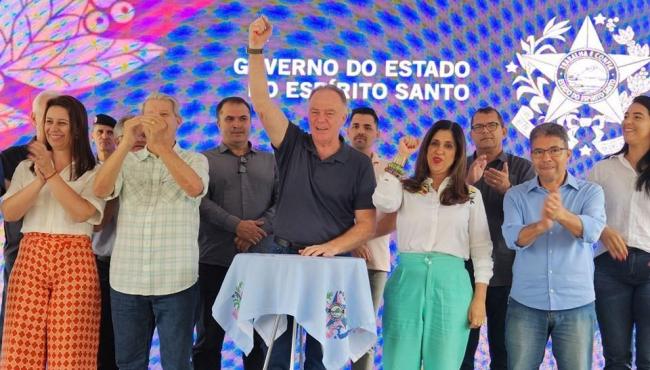 Casagrande anuncia pavimentação de rodovia e inaugura obras em Governador Lindenberg, ES