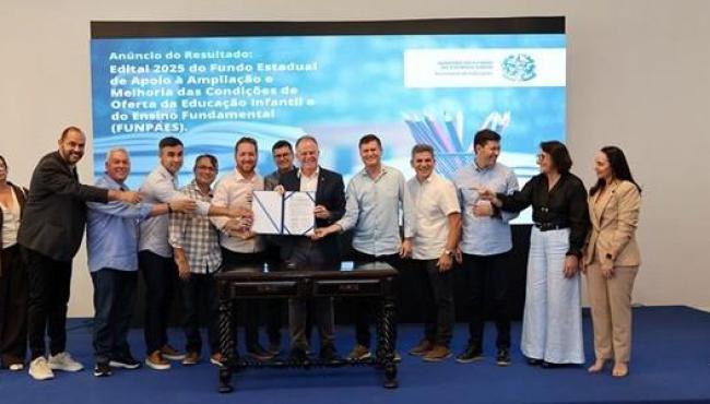 Casagrande anuncia resultado do FUNPAES com investimento histórico de R$ 485 milhões