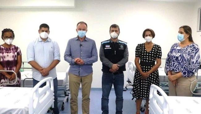 Casagrande entrega 30 novos leitos de enfermaria no Hospital Dório Silva, na Serra (ES)