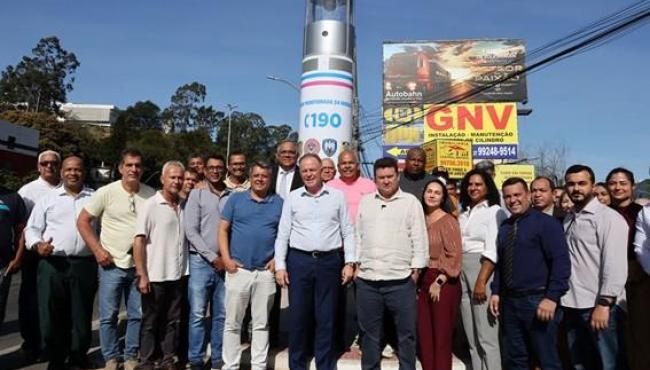 Casagrande inaugura novo Totem de Segurança em Cariacica, no ES