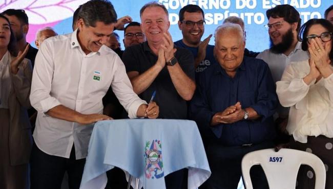 Casagrande inaugura obras e anuncia novos investimentos em Cachoeiro de Itapemirim, no ES
