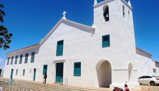 Casagrande inaugura restauro do Santuário Nacional de São José de Anchieta, em Anchieta, ES