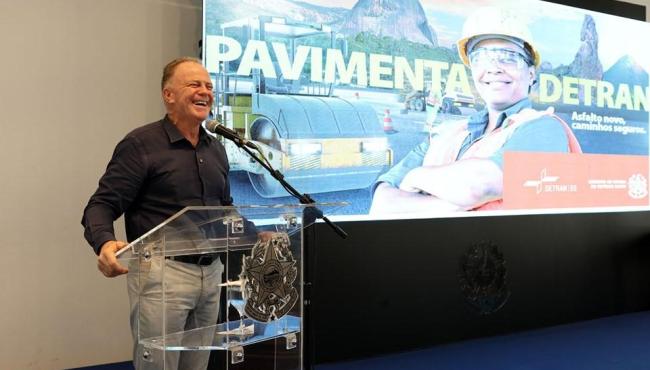 Casagrande lança o programa Pavimenta Detran/ES que vai recuperar e sinalizar vias em cidades sem trânsito municipalizado no ES