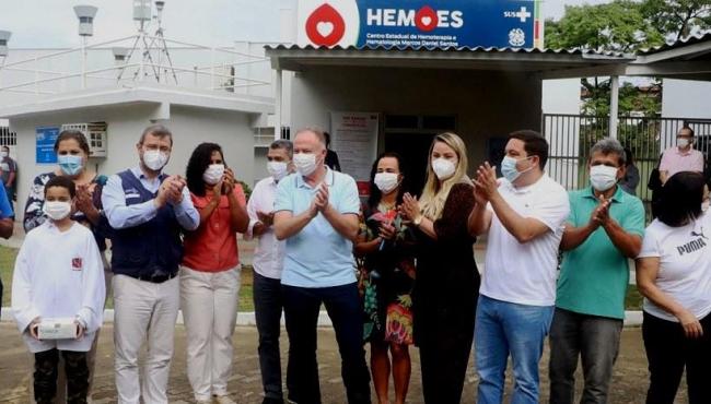 Casagrande reinaugura unidade do Hemoes Serra, no ES