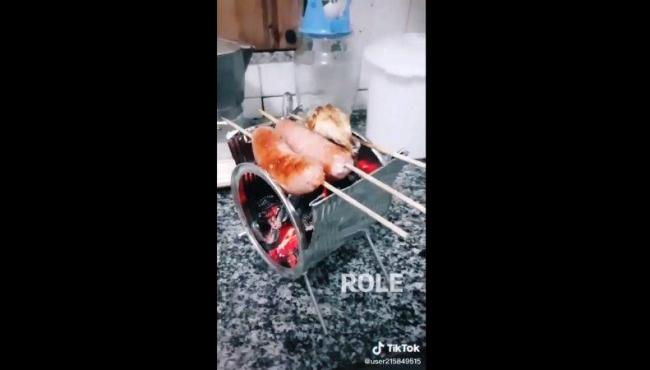 Churrasco na latinha? Vídeo de mini braseiro viraliza nas redes sociais